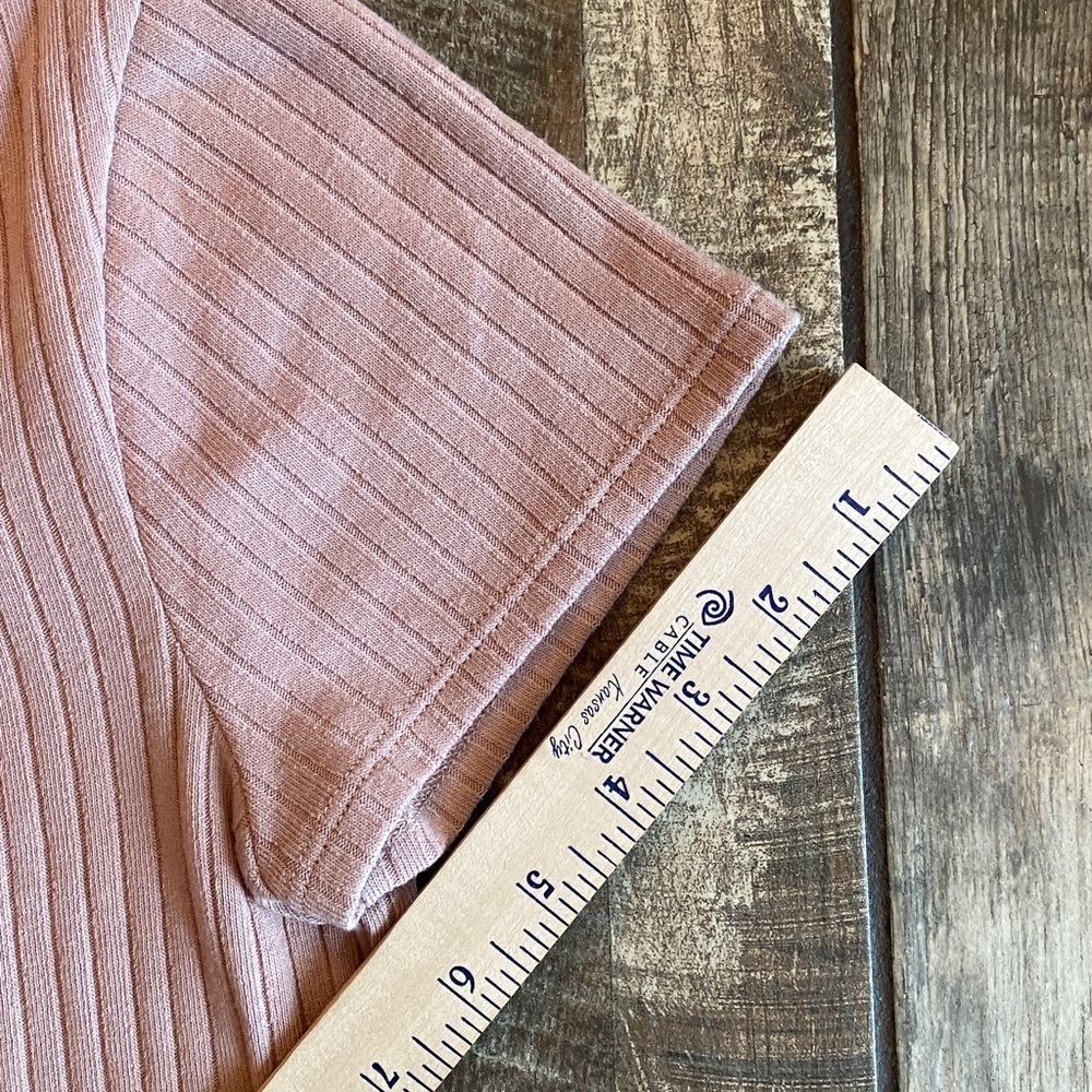 Madewell Ribbed Pink Blouse 🆕 - Picture 7 of 10